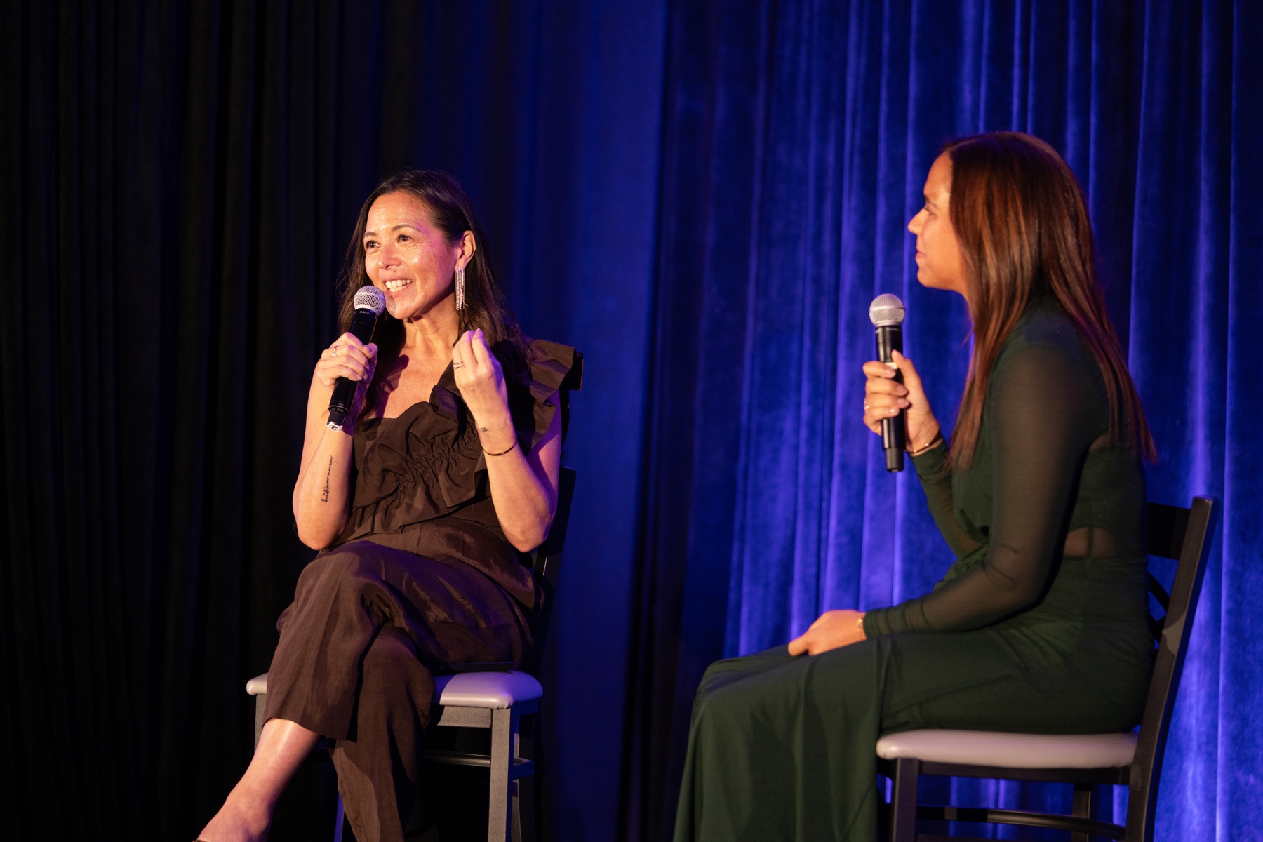 Judy Thureson in a one-on-one conversation on stage